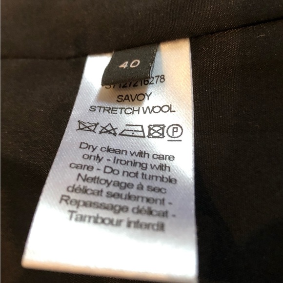 Joseph Savoy Black Wool Blazer Women Size M - Picture 7 of 17